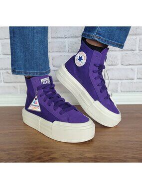 ❤️Converse Chuck Taylor All Star Cruise Sz 8 Women Shoes Purple Sneakers A10238C